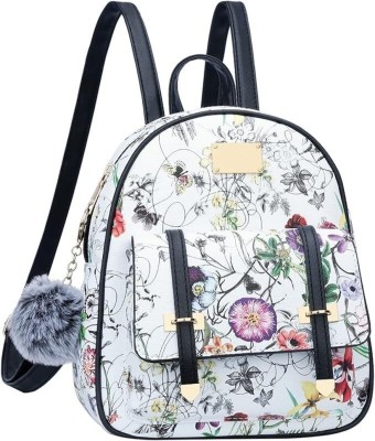 Socialite Backpack for women, bag for college girls, backpack for women office, stylish 20 L Backpack(White)