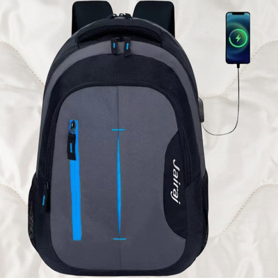 HouseOfCommon backpack bag laptop bag school backpag(18.2*14) 35 L Laptop Backpack(Black, Grey)