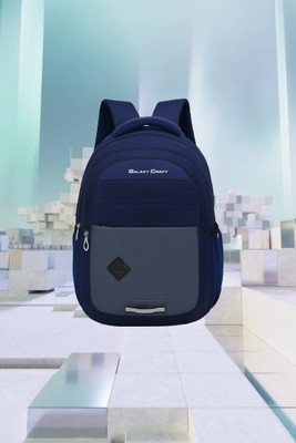 Galaxy Craft Water Resistant Laptop Backpack | Trendy College Bag for Men 30 L Backpack(Blue)