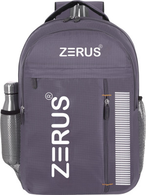 ZERUS School & Office Backpack Comfortable Lightweight & Durable Travel Bag 35 L Laptop Backpack(Grey)