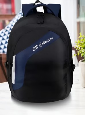 SBCOLLECTION Unisex Light Weight Laptop Bag for Day to Day Use Office Business College Lab 29 L Laptop Backpack(Black, Blue)