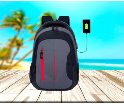 JairaJ backpack bag laptop bag school backpag(19.1*14) 38.1 L Laptop Backpack(Red)