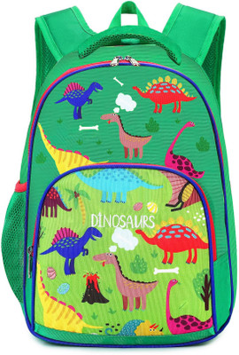 Frantic Polyester 26 L School Bag Class 1 to 8 Daypack 26 L Backpack(Green)