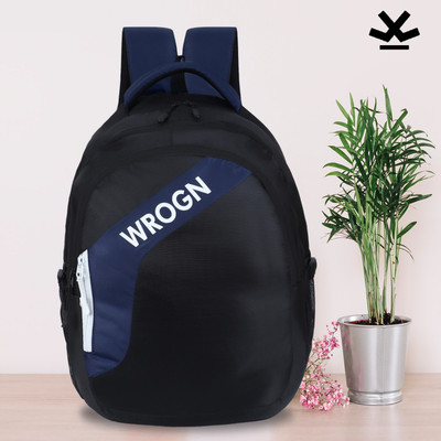 WROGN Compartment Premium Quality, Office/College/School Laptop Bag for upto 16”inch 40 L Backpack(Black)