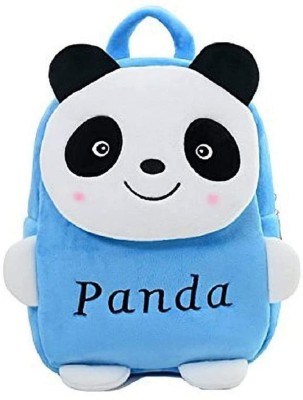 Bluemoon Panda School Bag For Kids Soft Plush 10 L Backpack(Blue)