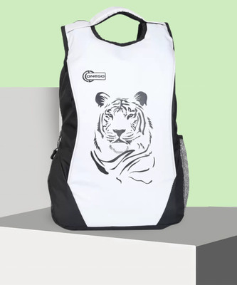 ONEGO Stylish College Backpack – Spacious, Durable & Travel Ready 20 L Backpack(White, Black)
