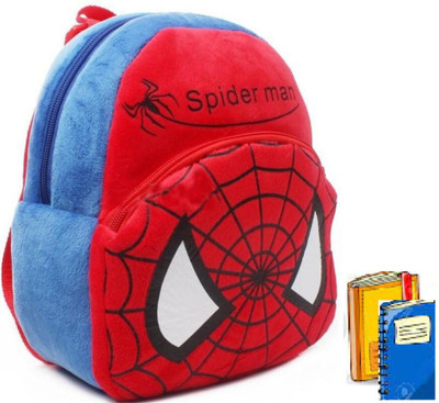 7Eleven Enterprise Lal Spiderman Bag Plus Bag For School 15 L Backpack(Red)