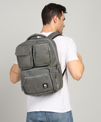 HRX by Hrithik Roshan ALPHA Unisex Bag with rain cover Office/School/College/BusinessD-38L 38 L Backpack(Grey)
