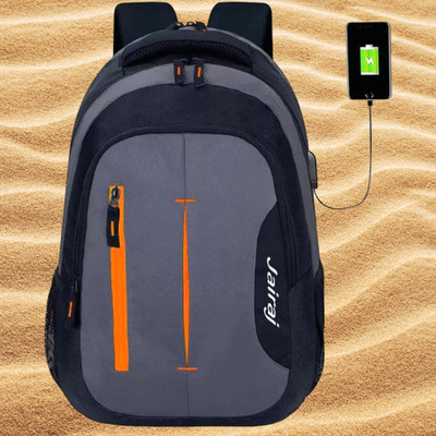 JairaJ backpack bag laptop bag school backpag(19.5*14) 37.1 L Laptop Backpack(Black)