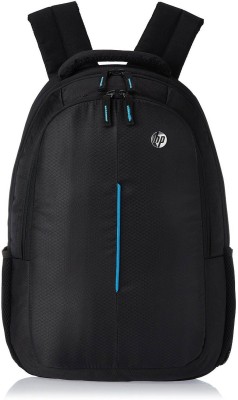 HP Black and blue Bag 18.5 L Backpack(Black, Blue)