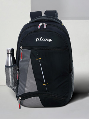 PLEXY Medium Waterproof School Bag/College Bag 30 L Laptop Backpack(Black)