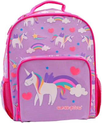 Scoobies Unicorn Glow in the dark bag 14” 12 L Backpack(Pink)