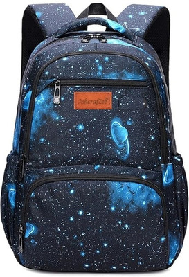 AshCrafzee BACKPACK 27 L Backpack(Blue)