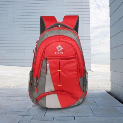 Ficro Casual Waterproof Backpack for Men Women Boys School College Teens 30 L Backpack(Red)