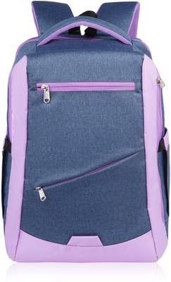 PREVAILER Water-Resistant Backpack for School, College, Travel & Casual Daily Use 30 L Laptop Backpack(Blue, Pink)