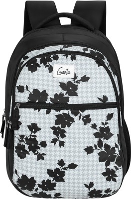 Genie Shadow Laptop Backpack for Women in Black and Grey colour. More Volume, 36 L Laptop Backpack(Grey)