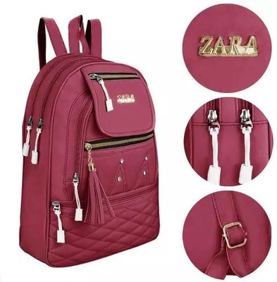 EVOLIC Collection Trending Fashionable Backpack Fancy Trending Backpack for women Backpack(Maroon, 15 L)