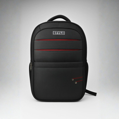 Stylo bags 26 L Laptop Backpack (Black) | Office & Travel Use, Multi-Utility 26 L Laptop Backpack(Black)
