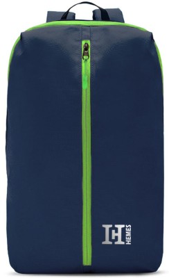 H-Hemes CentreZip-GreenZip-NavyBlue-Bag_15 12 L Backpack(Blue, Green)