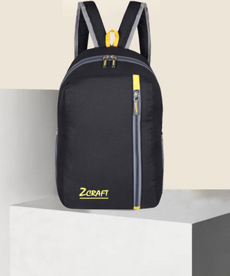 ZCRAFT DAYPACK for daily use library office outdoor hiking 25 L Backpack(Black)