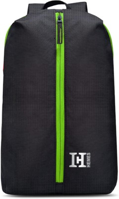 H-Hemes HL-CZ-01-GREEN_12 16 L Backpack(Black, Green)