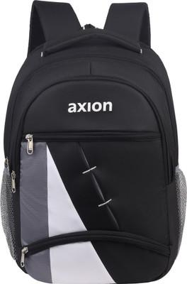 Axion Medium 30 L Laptop Backpack School College Casual Bag for Men Women Waterproof 30 L Laptop Backpack(Black)