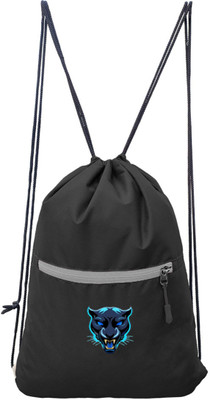 Cp Bigbasket Panther- DS-GreyZip_19 12 L Backpack(Black, Grey)
