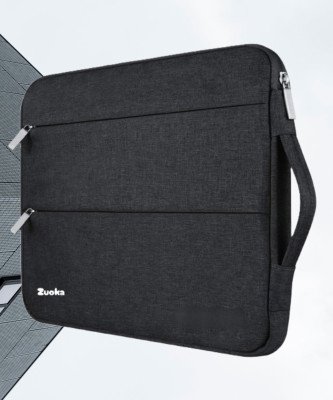 ZUOKA Ultrabook MacBook Air/Pro Protective Case Laptop Sleeve Case Portable Handle 15.6 L Laptop Backpack(Black)