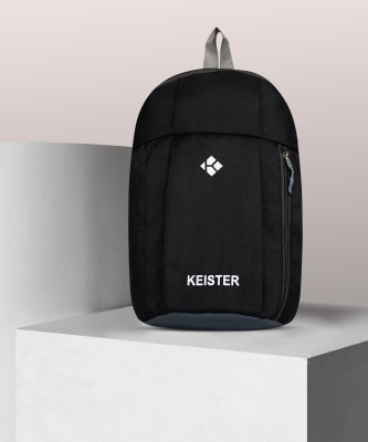 KEISTER Outdoor Mini backpack |Unisex | Daypack 10 L Backpack(Black)