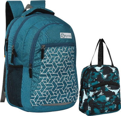 Kyros Medium 35 L Laptop Backpack Medium Waterproof School Bag/College Bag combo-02 45 L Backpack(Multicolor)