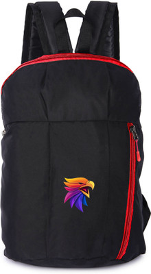 Cp Bigbasket Multicolor-Eagle-RedZip-Bag_18 12 L Backpack(Black, Red)