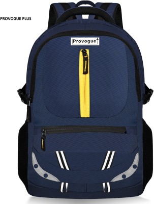 PROVOGUE PLUS Classy Unisex School Bag-College Bag With Rain Cover And Reflecting Strip 35 L Backpack(Blue)