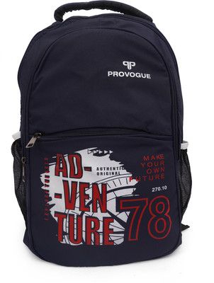 PROVOGUE unisex Spacy and reflective strip 30 L Laptop Backpack(Blue)