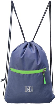 H-Hemes HLogo-DS-NavyBlue-GreenZip_12 12 L Backpack(Blue, Green)