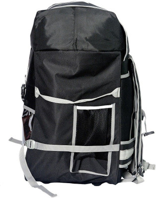 Ultrafine New Launch popular Large Size Bike pickup Single Compartment Insulated Thermal Pizza/Food/Meal/Boxes/Grocery Multipurpose Comfortable Carriage Online Delivery Backpack Bag 61 L Backpack(Black)