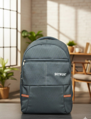 Brandroot large size laptop backpack collage,office ,school casual bag for unisex 35 L Laptop Backpack(Grey)