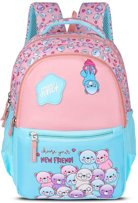 Priority 14 Inch Clone Printed School Arctic Blue 20 L Backpack(Blue)