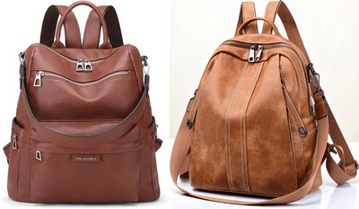 Spinsell Backpack new stylish backpack for women backpack for girls 20 L Trolley Backpack(Tan, Brown)