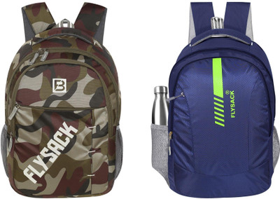 FLYSACK Everyday Versatile Casual Durable Stylish Multi-Purpose Classic Backpack 35 L Backpack(Multicolor, Blue)