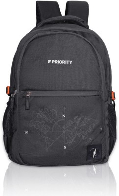 Priority Sonata 001 College Bag BLK 42 L Backpack(Black)