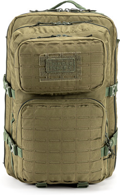 Tripole Force Plus Tactical Army 50 Litre Bag & Backpack with Laser-cut MOLLE 50 L Laptop Backpack(Green)