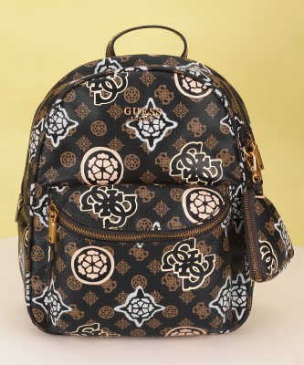 GUESS HOUSE PARTY LARGE 2 L Backpack(Black, Brown)