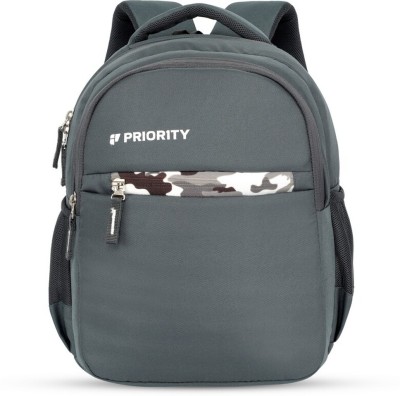 Priority 14 Inch Minion 004 Grey School 20 L Backpack(Grey)