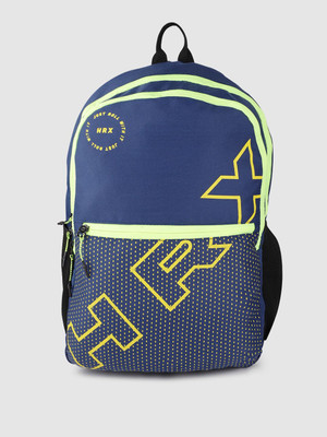HRX by Hrithik Roshan Brand Logo Backpack 23 L Backpack(Blue)