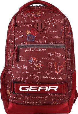 Gear CALCULUS BACKPACK WITH RAINCOVER 34 L Backpack(Maroon)