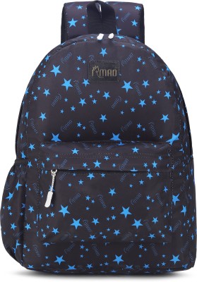 IRMAO Stylish and Trendy College backpacks for girls, Water Resistant and Lightweight 13 L Backpack(Black)