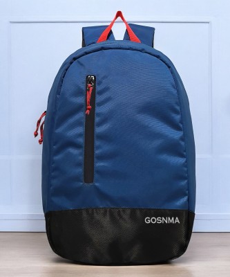 GOSNMA Light weight Upto 15.6 Inch Laptop Backpack.DailyUse(1017) 16 L Laptop Backpack(Blue, Black)