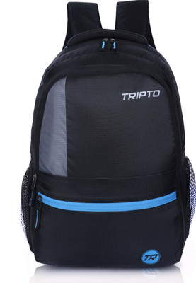 TRIPTO VALEX 30 L Laptop Backpack(Black, Grey)
