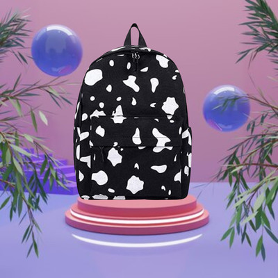 Mahaveer Collection MH-FK-STYLIS-19 15 L Backpack(Black, White)