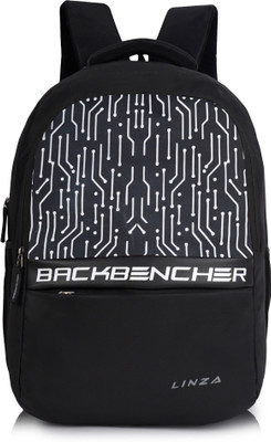 linza Premium Laptop Backpack – Perfect for School, College, Office & Travel 28 L Laptop Backpack(Black)